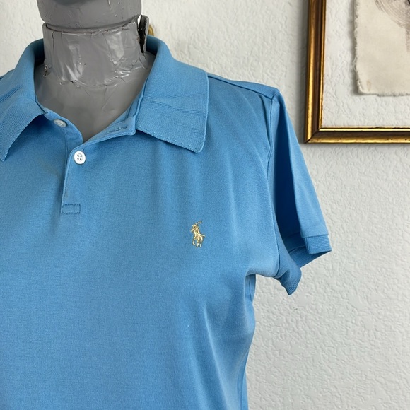 Ralph Lauren Black Label Cotton Embroidered Logo Polo Shirt - Picture 2 of 8